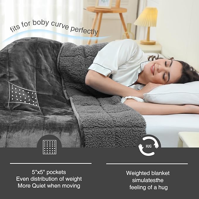 Aemicion Weighted Blankets Queen Size 20lbs - Image 2