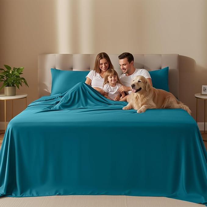 Utopia Bedding King Size Sheet Set – 4 Piece Bed Sheets, Soft and Breathable - Image 2