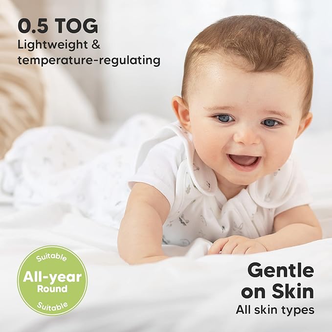 1-Pack Organic Baby Sleep Sacks, 100% Cotton - Image 4