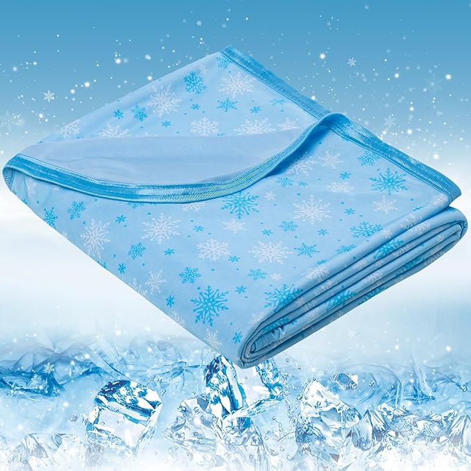 OIGAE Cooling Blanket for Hot Sleepers – Thin Summer Cooling Blanket Queen Size by OIGAE