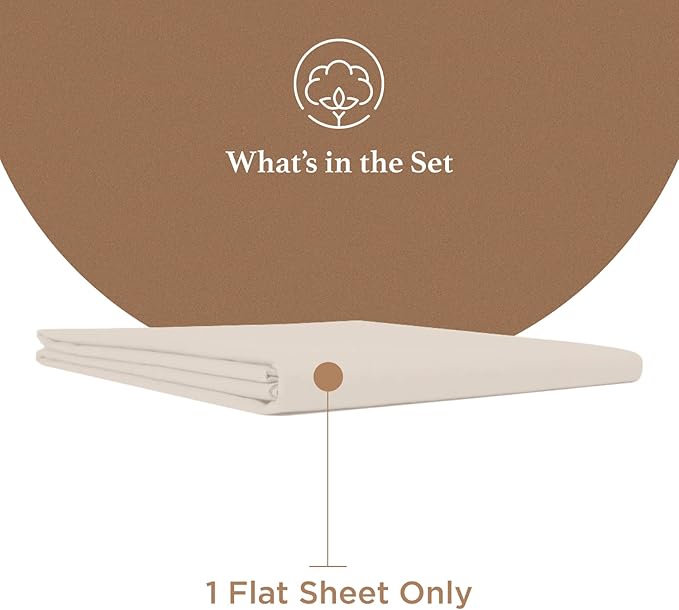 Good Sleep Bedding Flat Sheet King - Image 2