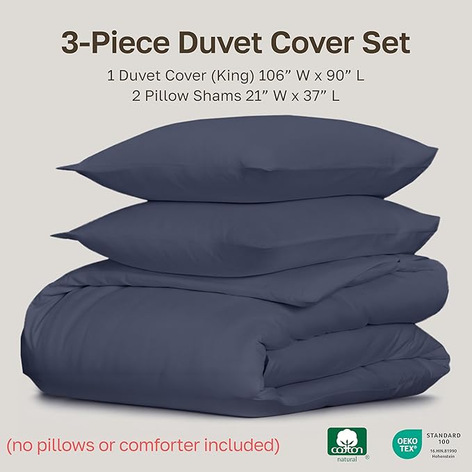 California Design Den 3 Pc King Duvet Cover Set - Image 5