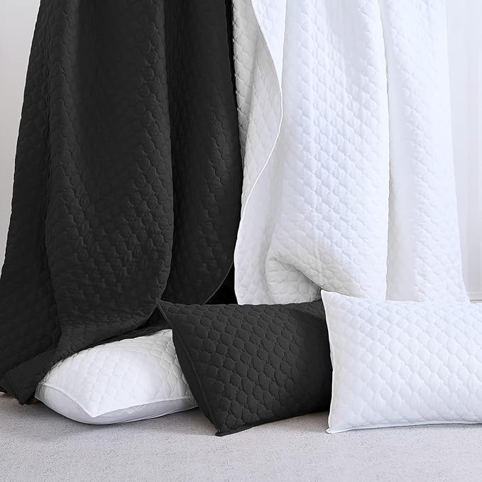 HORIMOTE HOME Quilt Set King Size, Soft Coverlet Set Lightweight Microfiber - Image 6