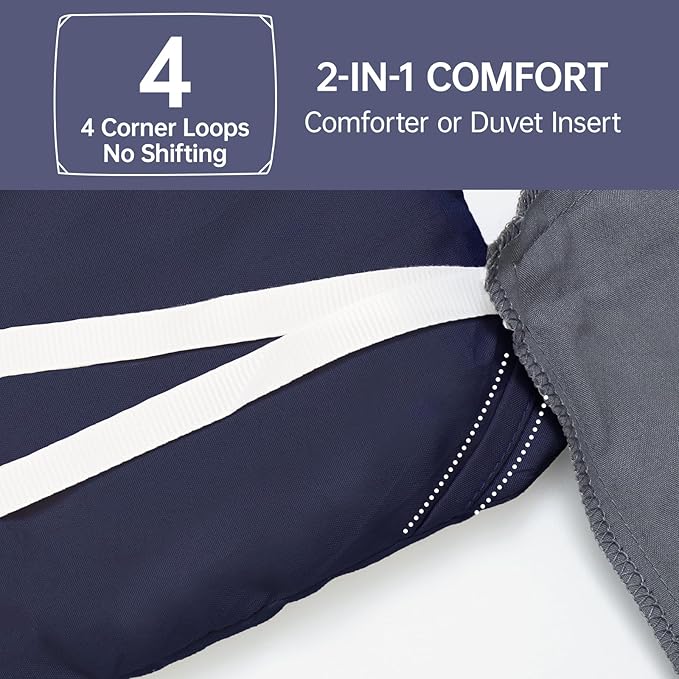 MUXHOMO Oversized King Comforter Sets, All Season Ultra Soft Down Alternative - Image 6