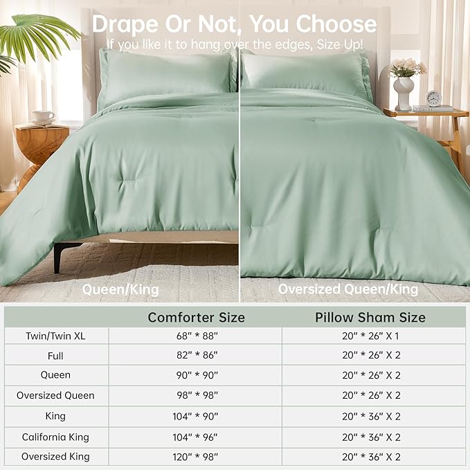 MUXHOMO Full Comforter Sets, All Season Ultra Soft Down Alternative Bedding - Image 8