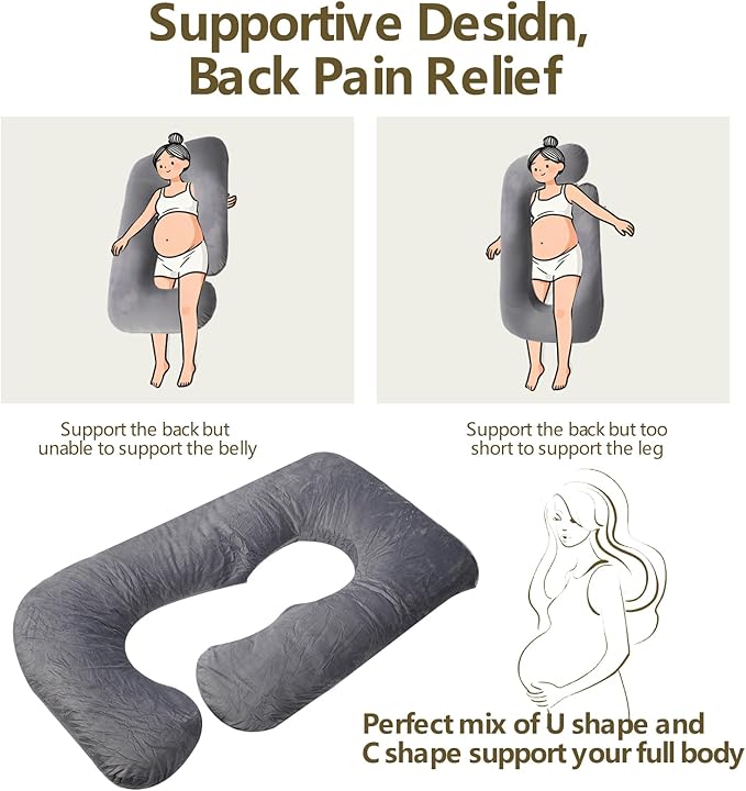 Pregnancy Pillow, G-Shape Full Body Pillow, Maternity Pillow - Image 5