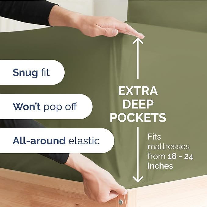 Extra Deep Split King Sheet Set - Image 3