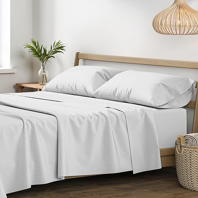 XOOX Linen 100% Egyptian Cotton Queen Sheet Set by XOOXLinen