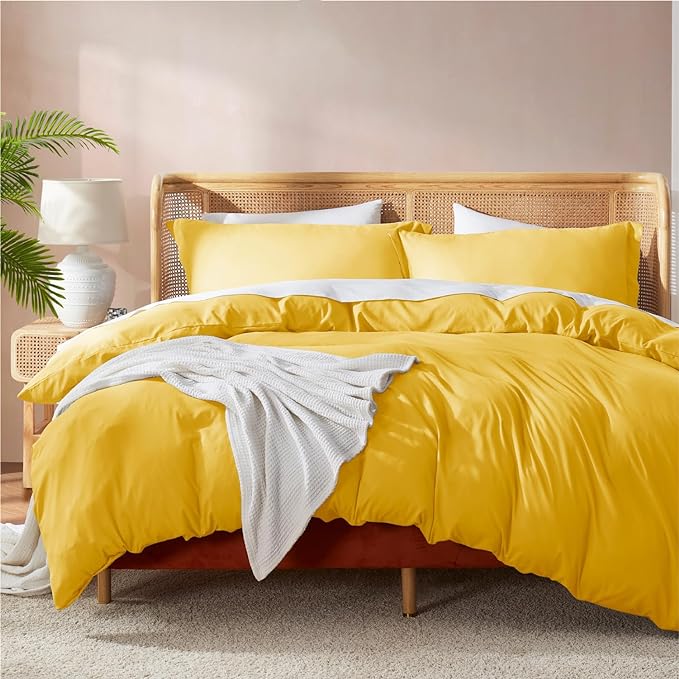 Nestl Yellow Duvet Cover Full Size by Nestl