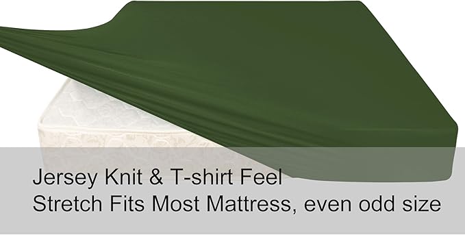 Soft Stretch Full Size Fitted Sheet Only - Image 3