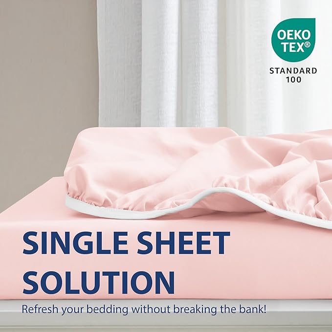Cathay Home Twin Fitted Sheet - Image 2