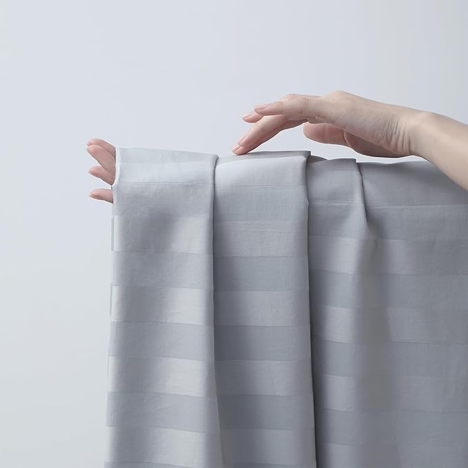 Cotton King Flat Sheet Only, 600 Thread Count 100% Egyptian Cotton Top Sheet - Image 4
