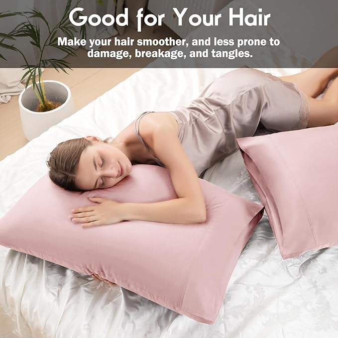 Pillowcases Queen Size 2 Pack, Cooling Pillow Cases - Image 4
