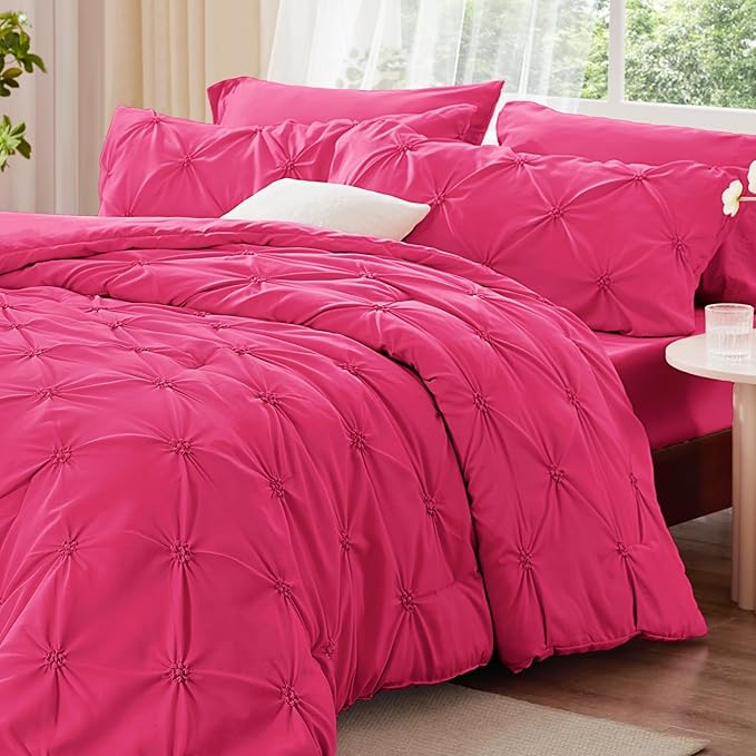 BEDELITE Hot Pink Twin Comforter Set - Image 2