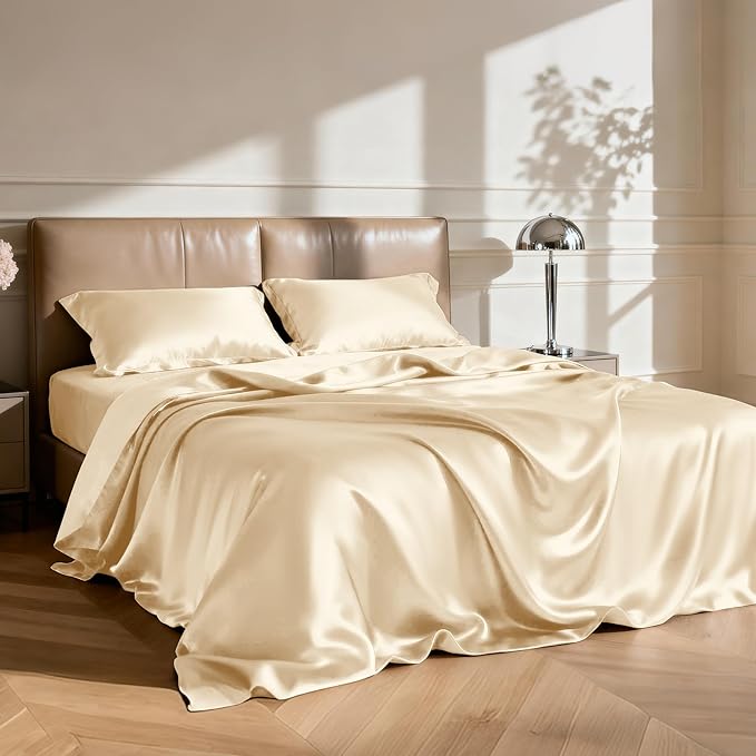 Love's cabin Full Size Satin Sheet Sets - Image 3