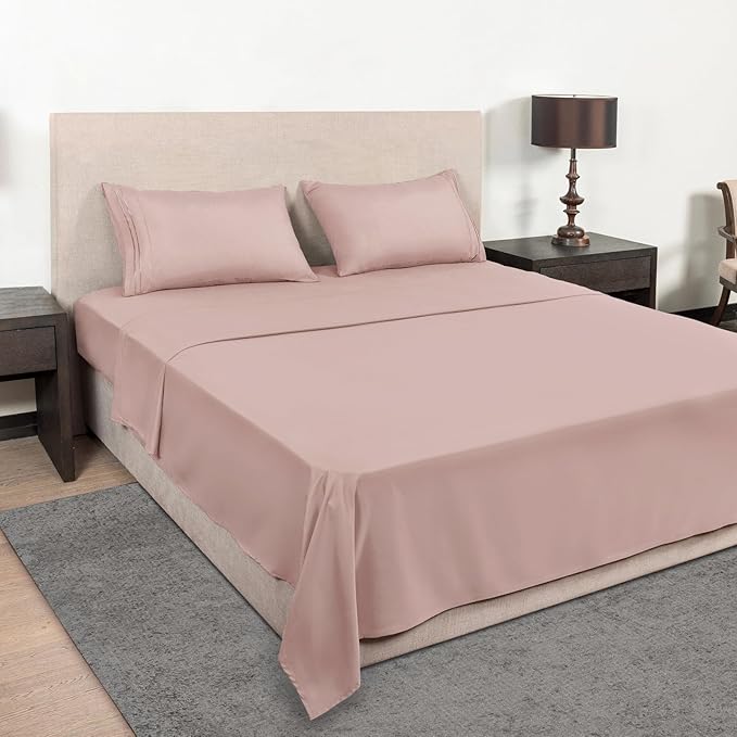 Mejoroom King Size Bed Sheet Set - Image 2