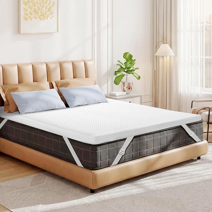 Czpalo 3 Inch Gel Memory Foam Mattress Topper Full, Cooling Mattress Topper by Czpalo