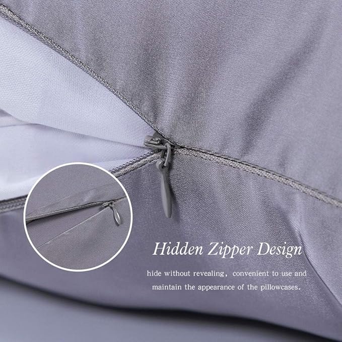 Jocoku 100% Mulberry Silk Pillowcases Set of 2 - Image 6