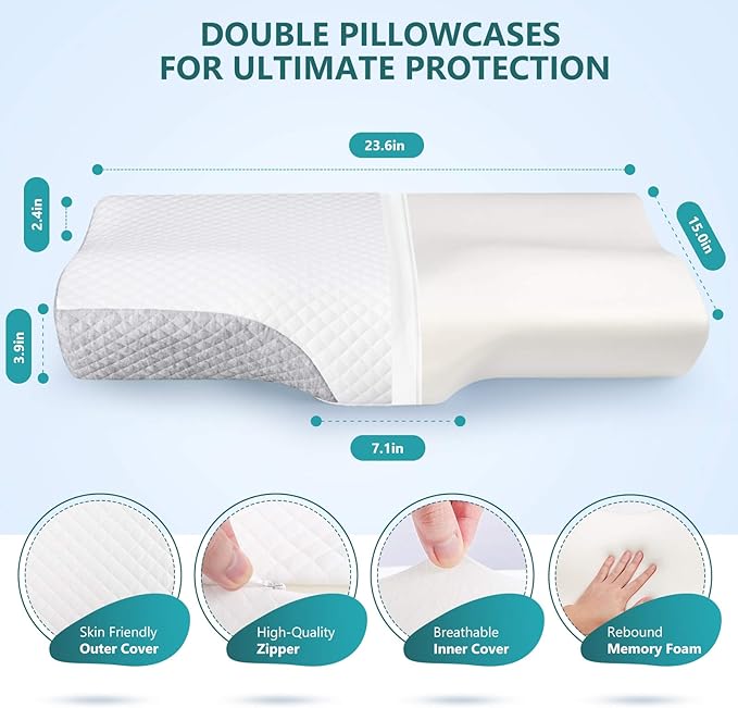 ZAMAT Contour Memory Foam Pillow - Image 6