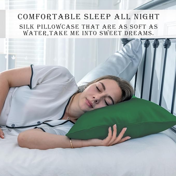 Silk Pillow Cases 2 Pack Soft Breathable and Sliky King Size Pillow Cases Set - Image 6