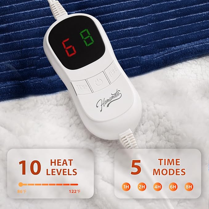 Homemate Electric Heated Blanket Twin Size - Image 3