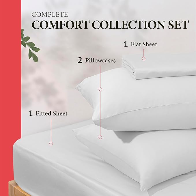 100% Egyptian Cotton Full Size Sheet Set - Image 3