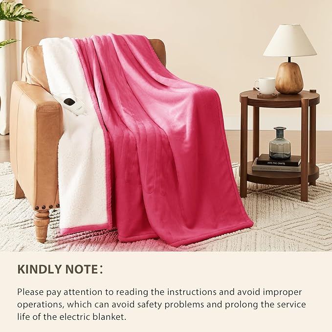 Homemate Electric Heated Blanket Twin Size - Image 6
