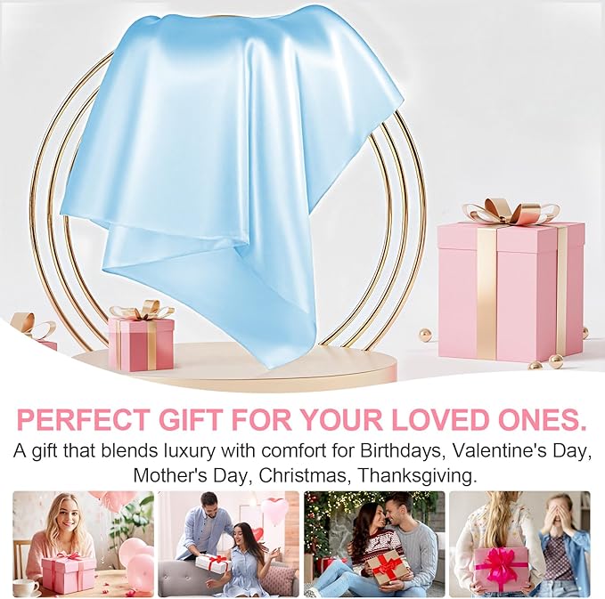 Silk Pillow Cases 2 Pack Queen Size - Image 6