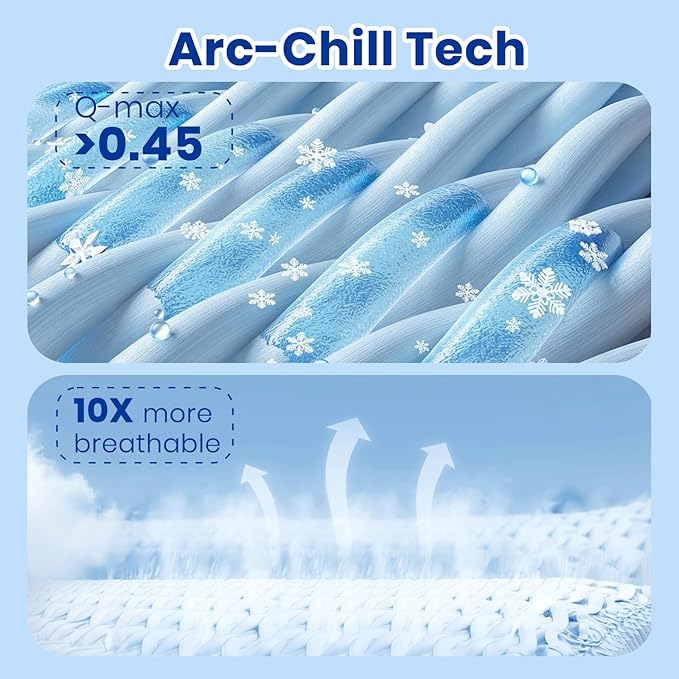 Topcee Cooling Blanket Throw- 50"x60" Summer Cooling Throw Blanket - Image 3