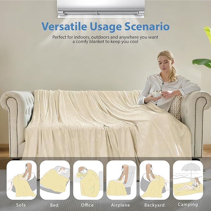 OIGAE Cooling Blanket for Hot Sleepers - Image 5