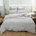 Simple&Opulence 100% Linen Duvet Cover Set 3pcs Basic Style Natural French by SimpleOpulence