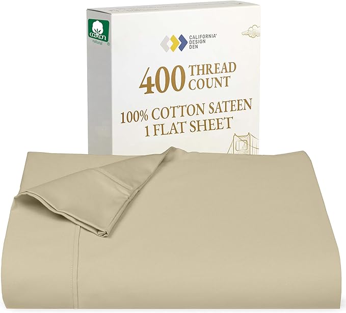 California Design Den Queen Flat Sheet Only by CaliforniaDesignDen