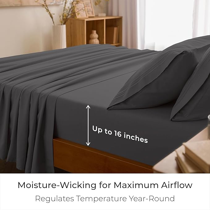 Mellanni California King Sheets Set - Image 4