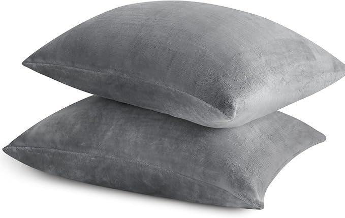 BEDELITE Flannel Pillowcases Standard Set of 2, Super Soft Fleece Pillow Case - Image 9