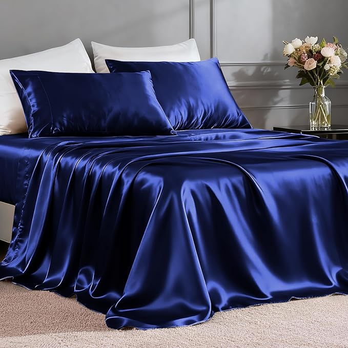 FreshCulture Satin Sheets King Size by FreshCulture