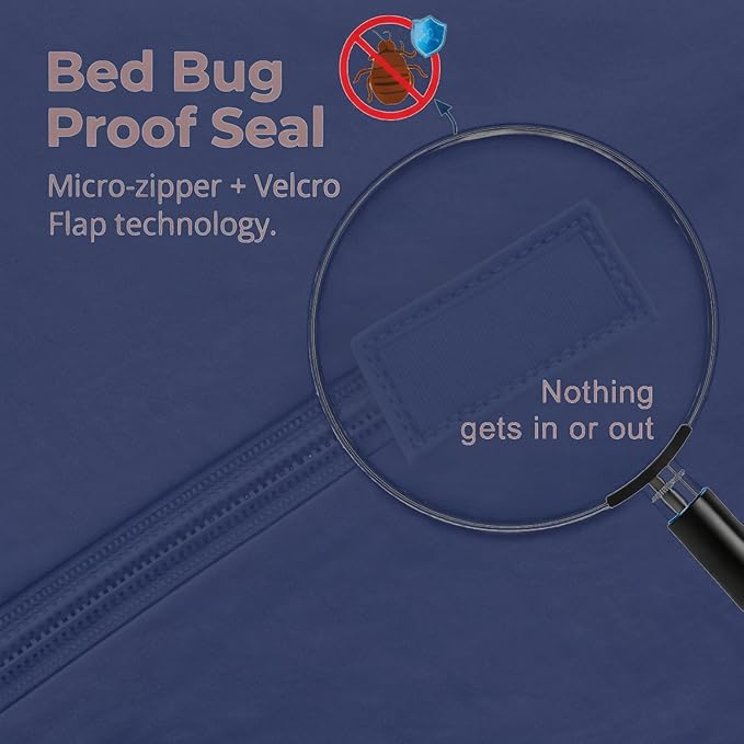 Guardmax Jersey Knitted RV Size Zippered Mattress Encasement - Image 3