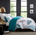 SLEEPBELLA Duvet Cover Full, 600 Thread Count Cotton Leaf Botanical Pattern by SLEEPBELLA