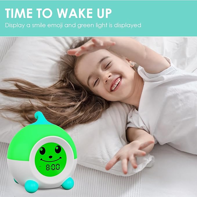 iHoo Ok to Wake Kids Alarm Clock, Toddler Sleep Training Clock - Image 4