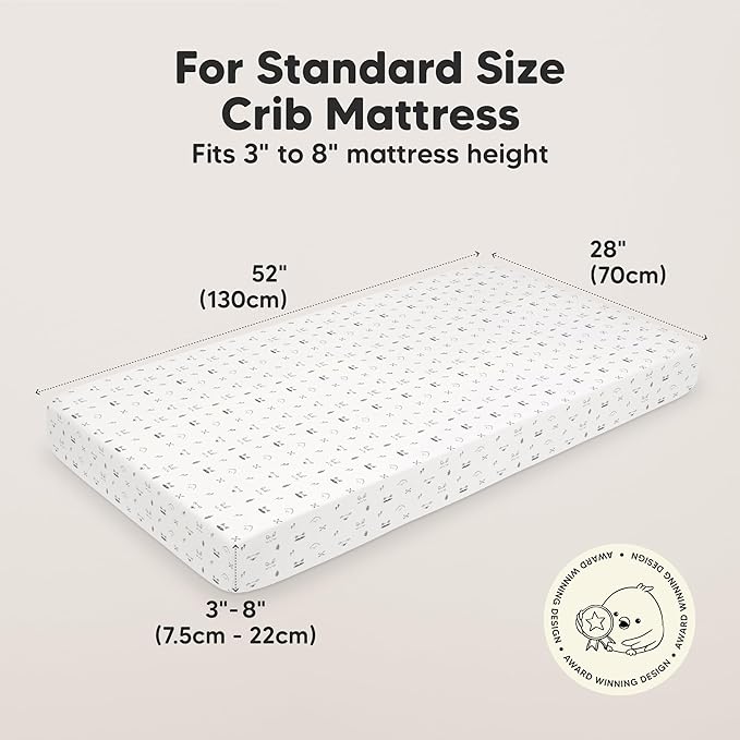 KeaBabies 2-Pack Organic Crib Sheets - Image 2