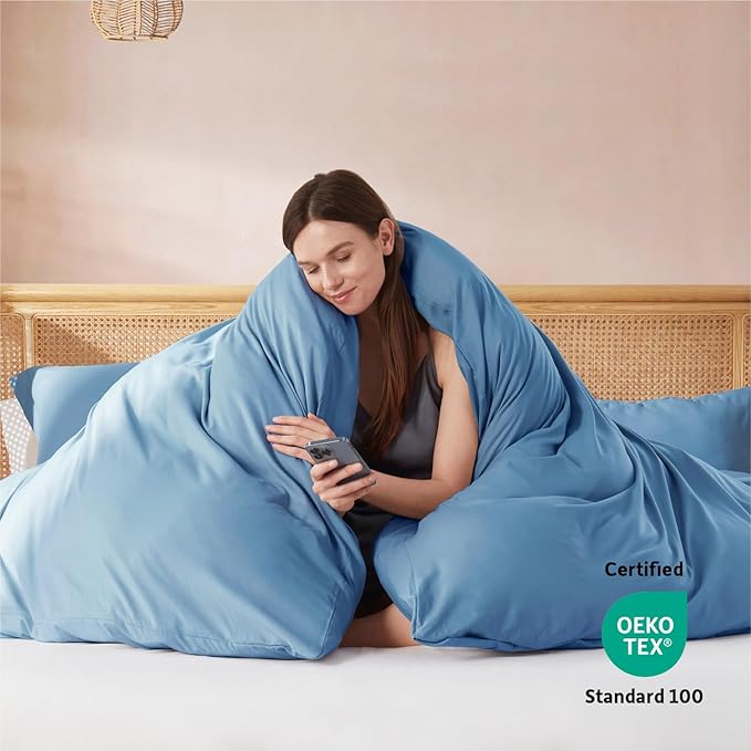 Nestl Blue Heaven California King Duvet Cover Sets - Image 3