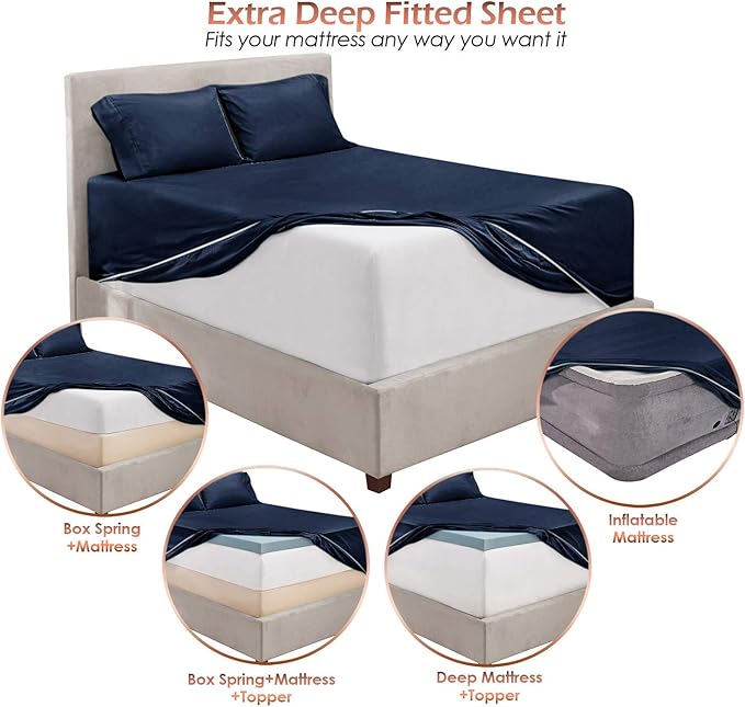 Hearth & Harbor Extra Deep Pocket Sheets - Image 6