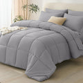 CozyLux King Size Comforter Set Grey by CozyLux