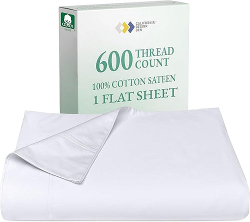 100% Cotton Flat Sheet by CaliforniaDesignDen