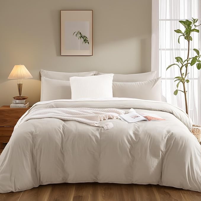 NEXHOME PRO Queen Duvet Cover Set – 100% Certified Organic Cotton - Image 2