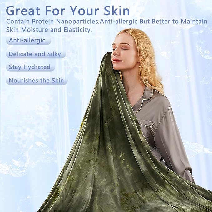 Topcee Cooling Blanket for Hot Sleepers and Night Sweats, 100% Oeko-Tex - Image 2