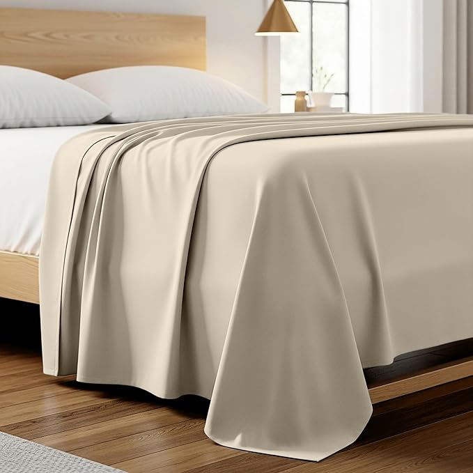 Mellanni Queen Size Flat Sheet by Mellanni