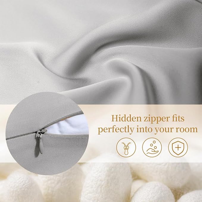 2 Pack Mulberry Silk Pillowcase - Image 4
