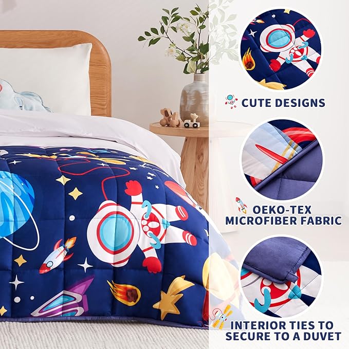 anfie Weighted Blanket Kids, Weighted Blanket Cooling Blanket - Image 5