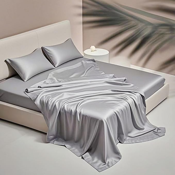 Twin Size Flat Sheet Only, Soft 300 Thread Count 100% Cotton Flat Sheets - Image 2