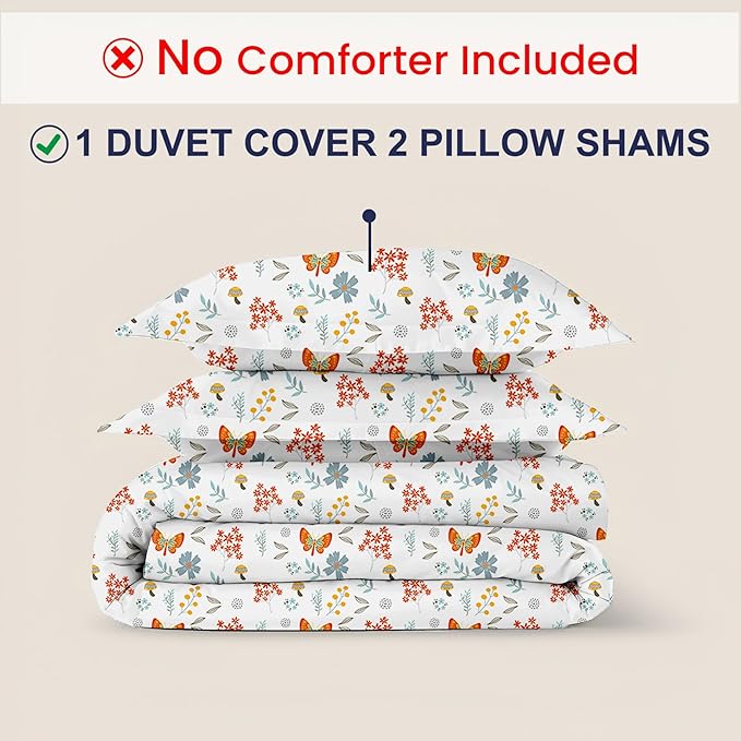 Kotton Culture 120"x120" 3 Pc Super King Plus/Super Oversize King Duvet Cover - Image 2